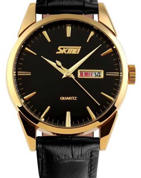 Αναλογικό ρολόι χειρός – Skmei - 9073 - Black/Gold