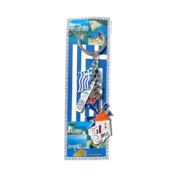 Τουριστικό μπρελόκ Souvenir - Σετ 12pcs - Greece - 127205