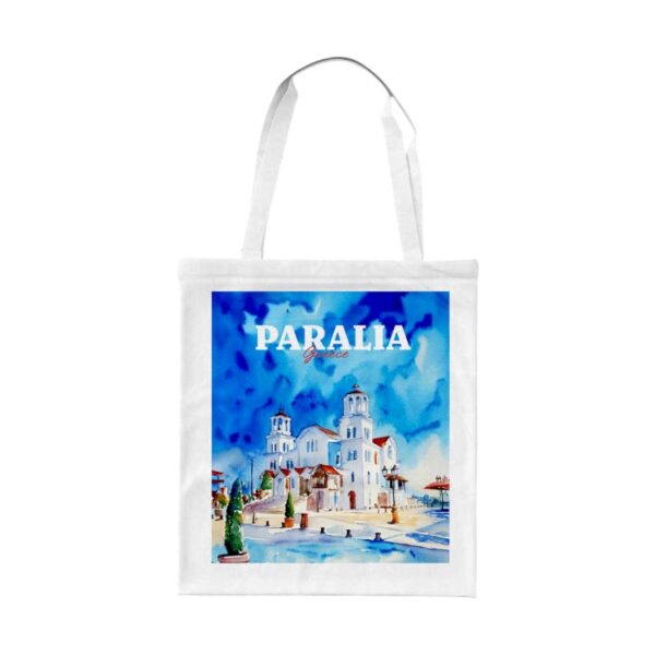 Υφασμάτινη τουριστική τσάντα καμβάς - Paralia - 40x35cm - 221035