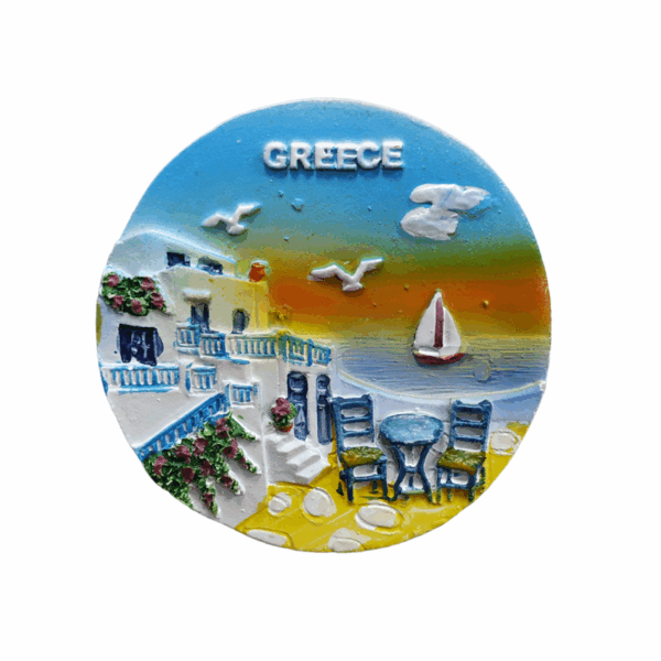 Tουριστικό μαγνητάκι Souvenir – Σετ 12pcs - Resin Magnet - Greece - 678233