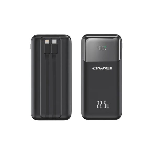 Powerbank - P106K - 10.000mah - 22.5W - AWEI - 005562 - Black