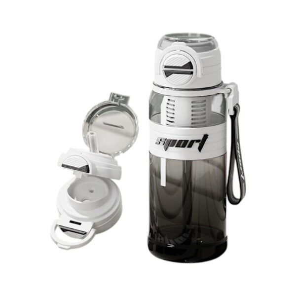 Φορητό παγούρι πλαστικό - 800ml - 616298 - White