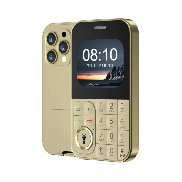 Κινητό τηλέφωνο - V9 - Dual Sim - 812136 - Gold - Ελληνικό μενού