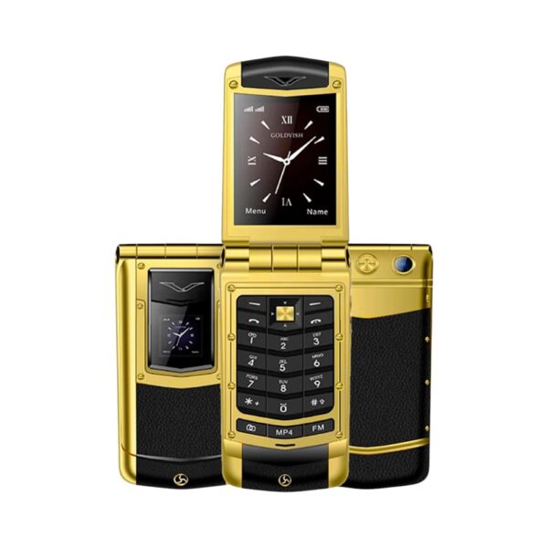 Κινητό τηλέφωνο - V77  - Dual Sim - 812150 - Gold/Black - Ελληνικό μενού