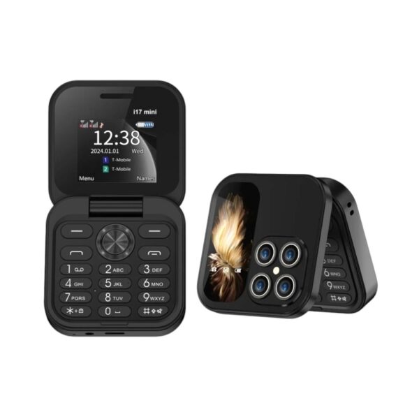 Κινητό τηλέφωνο - i17 Pro - Dual Sim - 812181 - Black - Ελληνικό μενού