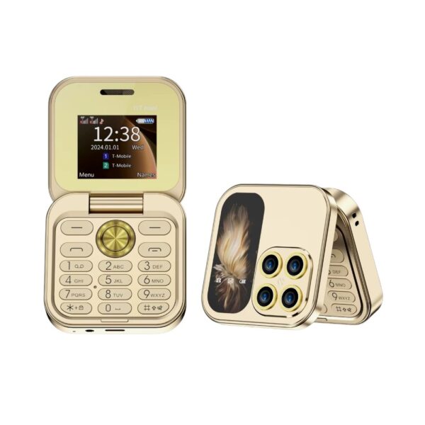 Κινητό τηλέφωνο - i17 Pro - Dual Sim - 812181 - Gold - Ελληνικό μενού
