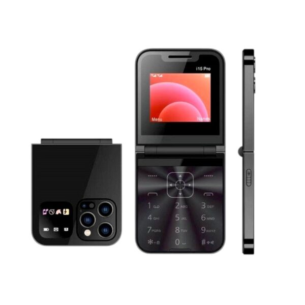 Κινητό τηλέφωνο - i15 Pro - 812228 - Black - Ελληνικό μενού
