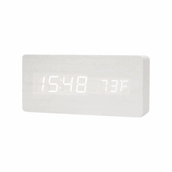Ψηφιακό ρολόι - Ξυπνητήρι - ET010 - 909436 - White
