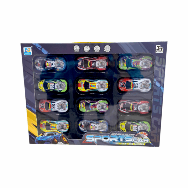 Σετ μεταλλικά αυτοκινητάκια - BQ187-178.6 - 12pcs - 922226