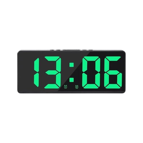 Ψηφιακό ρολόι - Ξυπνητήρι - 6628 - 466288 - Green Light